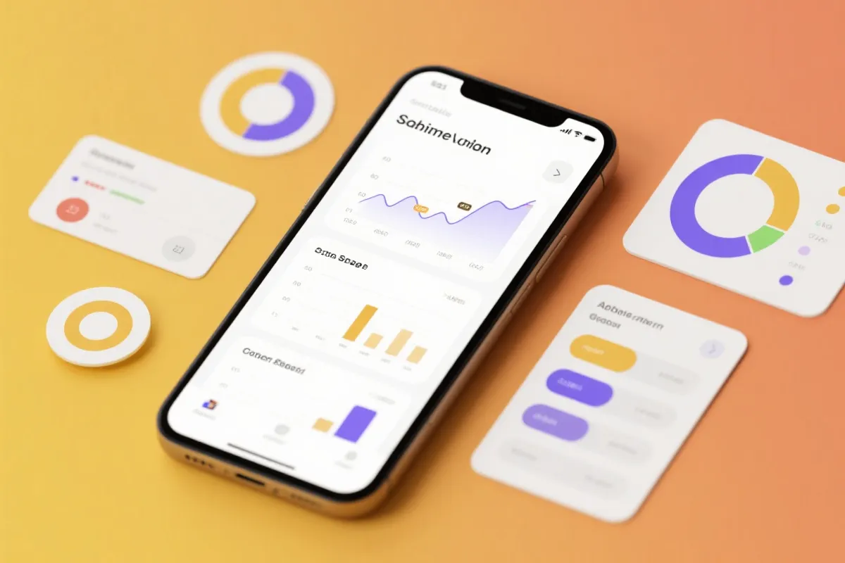 移动端APP界面示意图